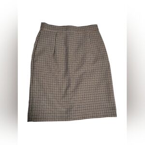 NWOT H&M Black White Brown stripes Pencil Skirt  Size:2